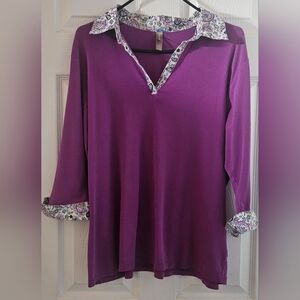 White Stag 3/4 Sleeve Top